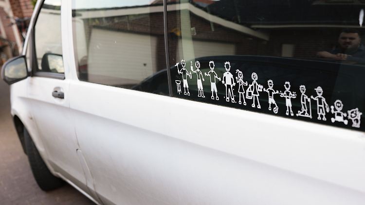 Ein Haushalt mit zehn Kindern ist sehr selten.