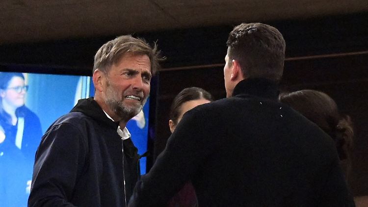 Jürgen Klopp sah das Pokal-Aus von RB Leipzig live im Stadion.