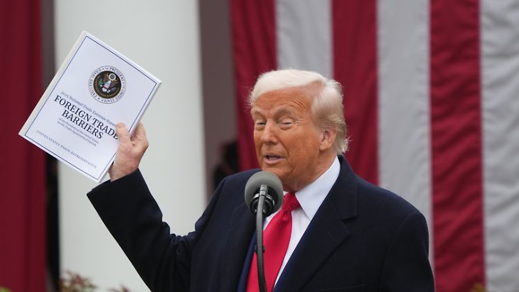Mit Trumps Zollpaket könnten für die EU mehr als 81 Milliarden Euro fällig werden.
