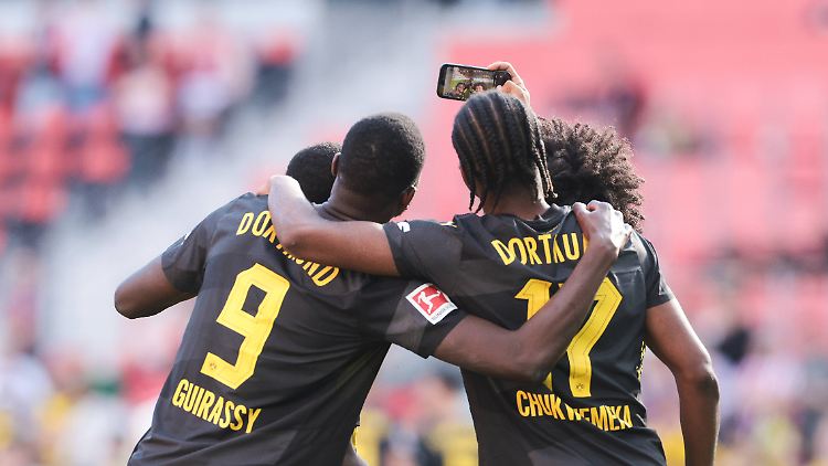 Einfach mal genießen: Beim BVB herrscht gute Laune.