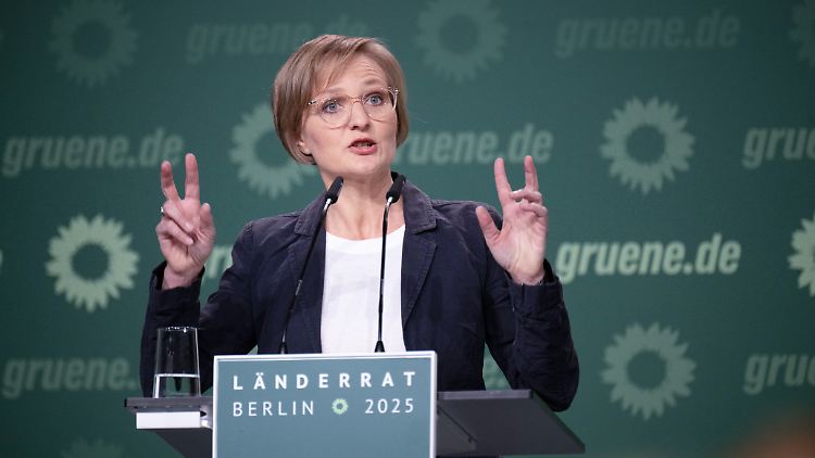 Grünen-Chefin Franziska Brantner: "Wir werden auch schwierige Debatten führen".