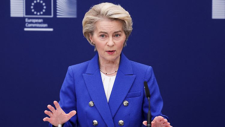 Kommissionschefin von der Leyen hofft auf einen "Deal" mit den USA - noch.
