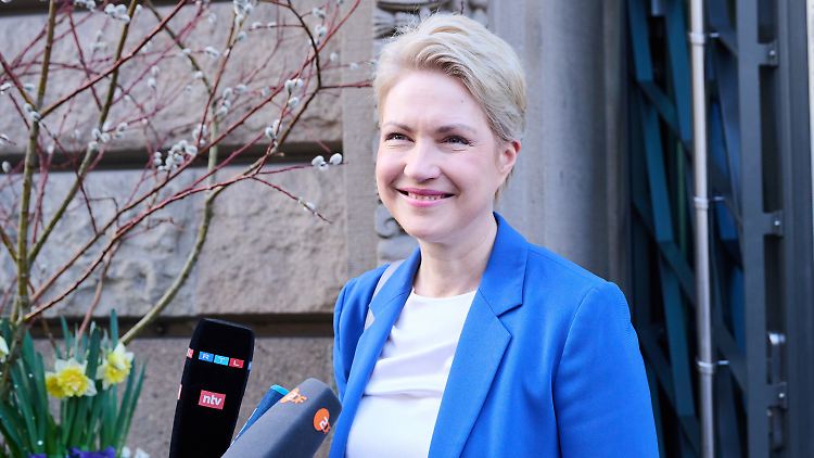 Schwesig will ihr Land lieber "vor der AfD retten" als in die Bundespolitik zu gehen.