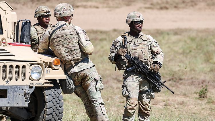 US-Soldaten bei einer Militärübung in Polen. 