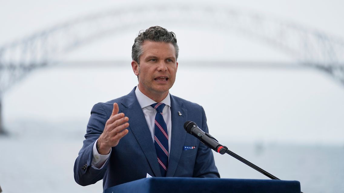 Hegseth hielt eine Rede am Panamakanal.
