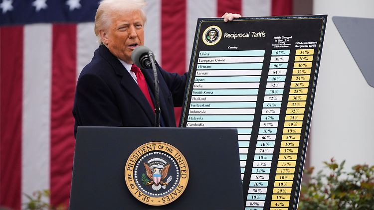 Ein "goldenes Zeitalter" für die USA: Das will Trump nach eigener Aussage mit seinen Zöllen erreichen. (Archiv)
