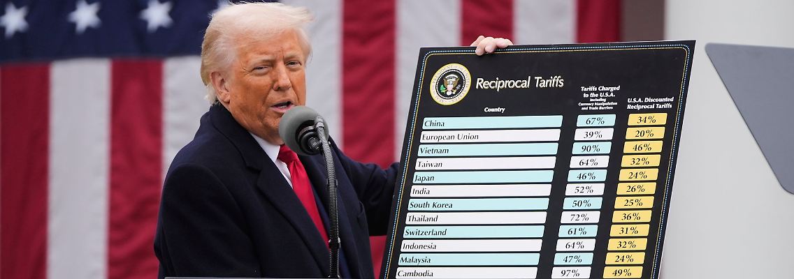 Ein "goldenes Zeitalter" für die USA: Das will Trump nach eigener Aussage mit seinen Zöllen erreichen. (Archiv)