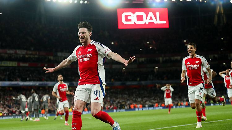 Declan Rice hat doppelt zugeschlagen.