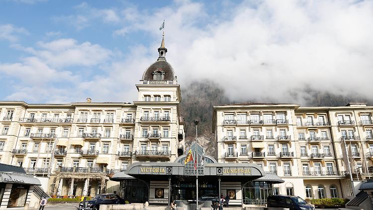 Formidabler Veranstaltungsort: Das "Victoria-Jungfrau Grand Hotel & Spa" in Interlaken.