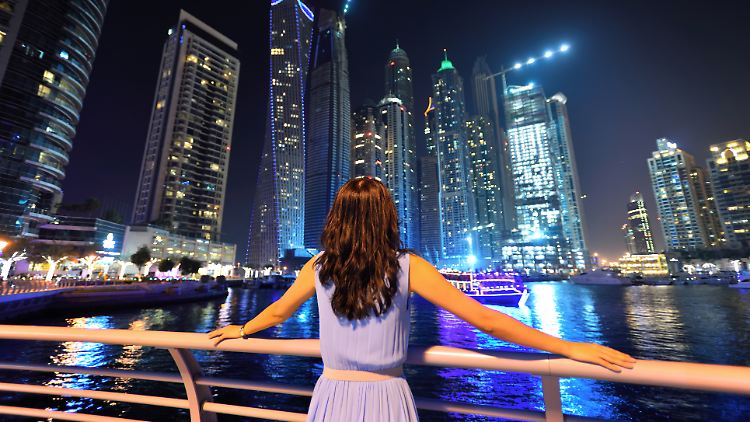 Alles ist erleuchtet: Die Luxus-Metropole Dubai ist für Deutsche ein beliebtes Urlaubsziel.