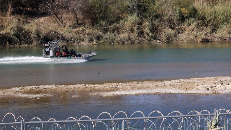 Der Rio Grande ist der Grenzfluss zwischen den USA und Mexiko. 