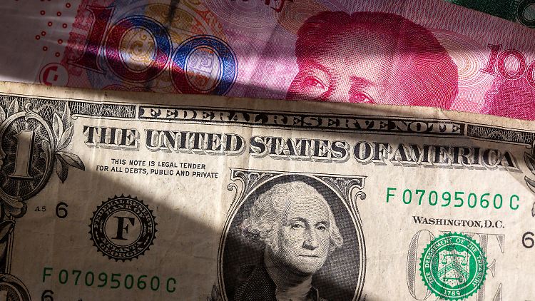 Auf US-Zölle reagiert China mit Gegenzöllen, worauf die USA die Zölle erhöhen und China nachzieht.