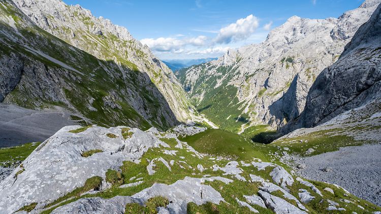 Blick auf das Höllental.