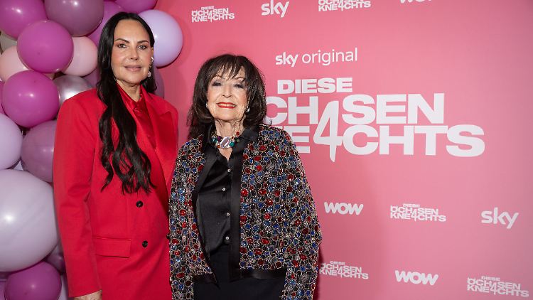 Natascha Ochsenknecht (l.) und Mutter Bärbel Wierichs: In wenigen Monaten steht der 85. Geburstag an.