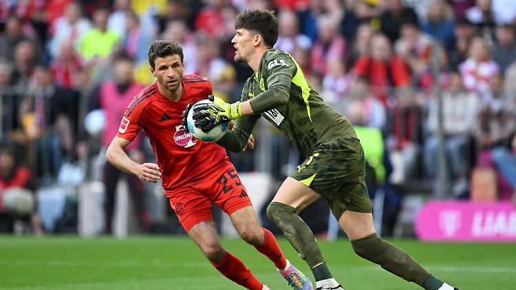 Müller spielt von Beginn an.