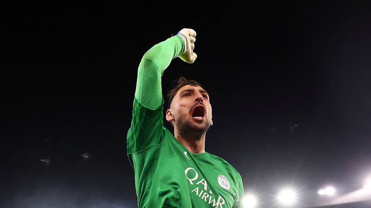So sieht er aus, der Pariser Torwart-Titan Gianluigi Donnarumma.