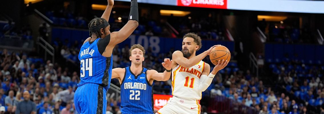 Die Orlando Magic um Franz Wagner (M.) treffen nun auf die Boston Celtics.