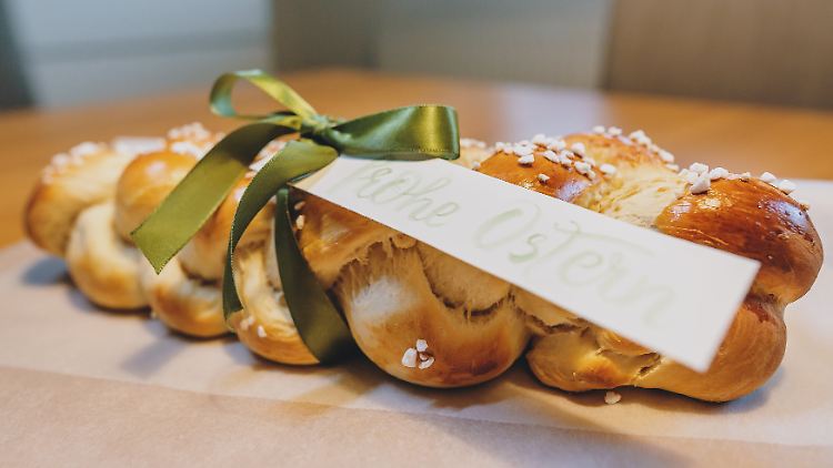 Ein echter Genuss und ein tolles Mitbringgeschenk für ein Osterfrühstück: der Osterzopf.
