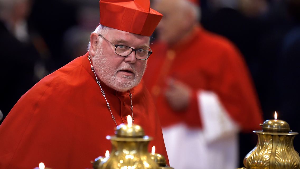 Kardinal Reinhard Marx während des Konsistoriums zur Ernennung neuer Kardinäle im Petersdom, Ende August 2022 in Vatikanstadt.