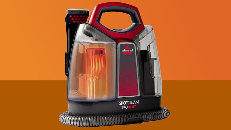 Kompakter Fleckenbekämpfer: Der Bissell SpotClean ProHeat ist aktuell zum günstigen Kurs verfügbar.