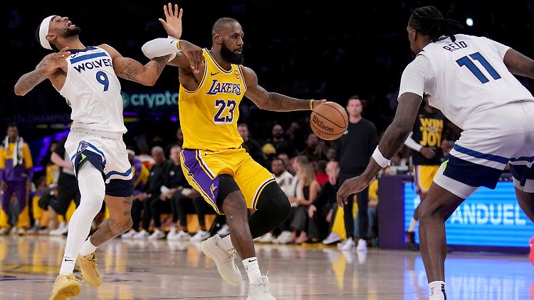 Auch mit 40 Jahren schwer zu stoppen: LeBron James.