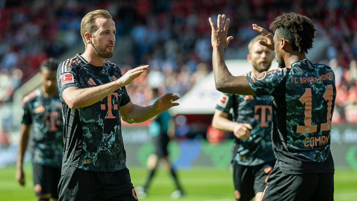 Noch feiert Coman (r.) mit Kane.