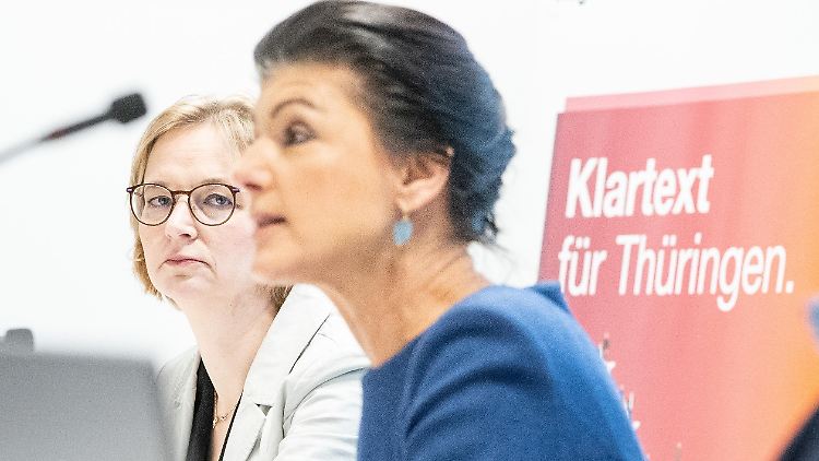 In der Linken gehörte sie nicht zu Wagenknechts Fans. Daher war es für viele eine Überraschung, als Katja Wolf Anfang 2024 dem BSW beitrat.