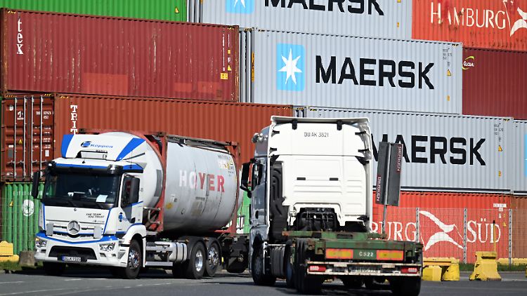 Einige der Container könnten in die USA verschifft werden. 