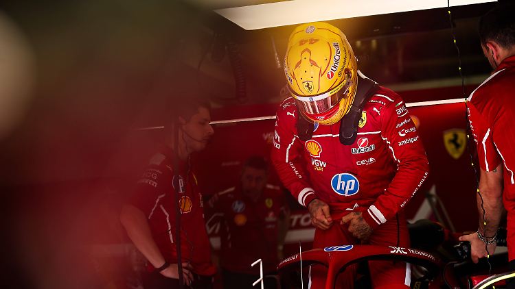 Lewis Hamilton hat erkannt, dass sein Fahrstil nicht zum Ferrari SF-25 passt.