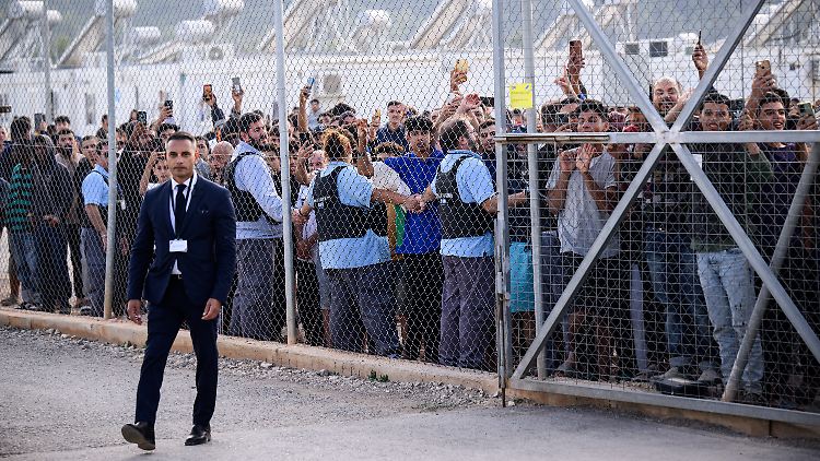 Ein Flüchtlingslager nördlich von Athen. 