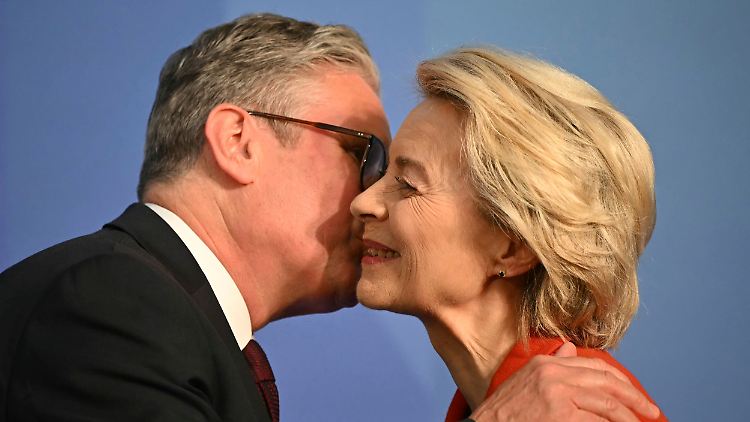 Starmer und von der Leyen trafen sich am Donnerstag, um über Formen der Zusammenarbeit zu sprechen.