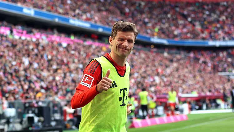 Er ist und bleibt ein Spaßvogel: Thomas Müller.