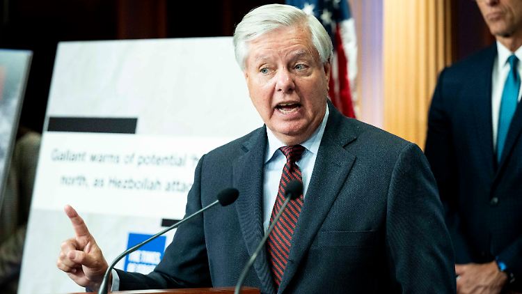 Trump-Anhänger Lindsey Graham hatte dem Kreml bereits im März mit einer "Hölle an Sanktionen" gedroht.