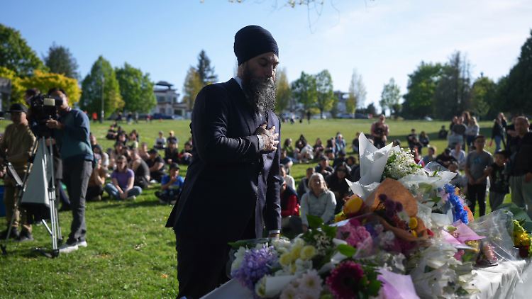 Der Spitzenkandidat der kleineren New Democratic Party, Jagmeet Singh, hatte das Straßenfest nur Minuten vor der Bluttat verlassen. 