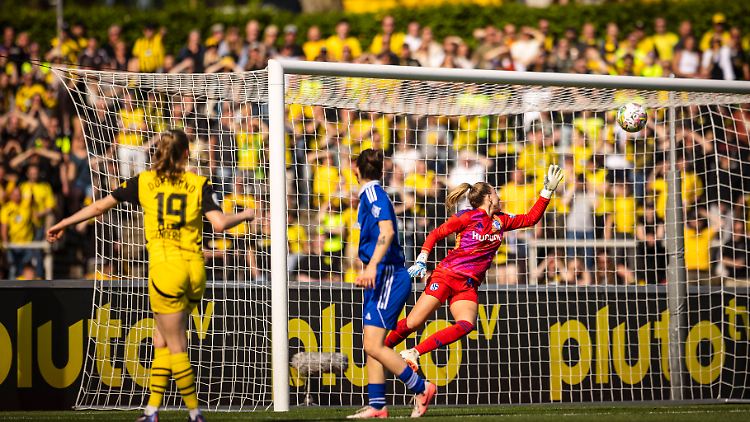 Annika Enderle erzielte in der 88. Minute den Siegtreffer für den BVB.