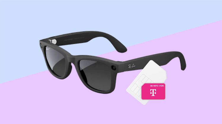 Die Ray-Ban Meta Wayfarer gibt es bei Freenet mit Telekom-Flat schon ab 9,99 Euro.