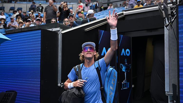Max Purcell bei den Australian Open im Januar 2024.