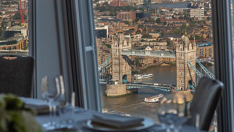 Diesen Ausblick sollte man sich in London tatsächlich nicht entgehen lassen. 