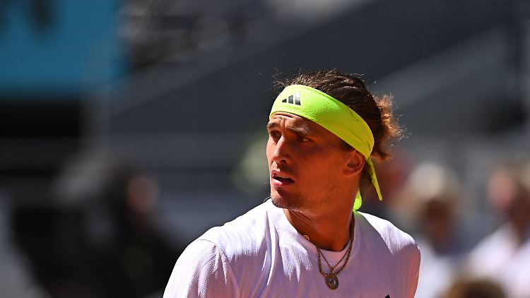Alexander Zverev kommt nicht nachhaltig in Fahrt.