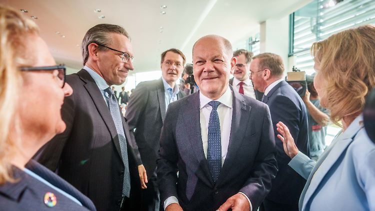 Olaf Scholz leitete seine vorerst letzte Kabinettssitzung.