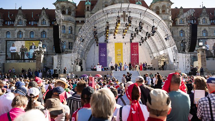 Der Kirchentag geht bis Sonntag.