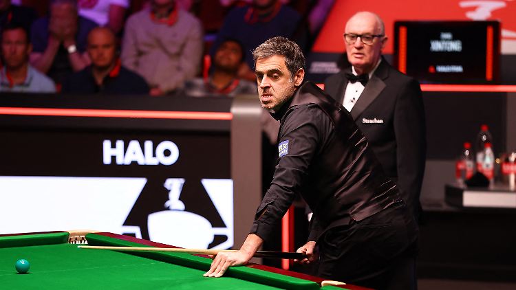 Ronnie O'Sullivan steht nach einer desaströsen Leistung vor dem WM-Aus.