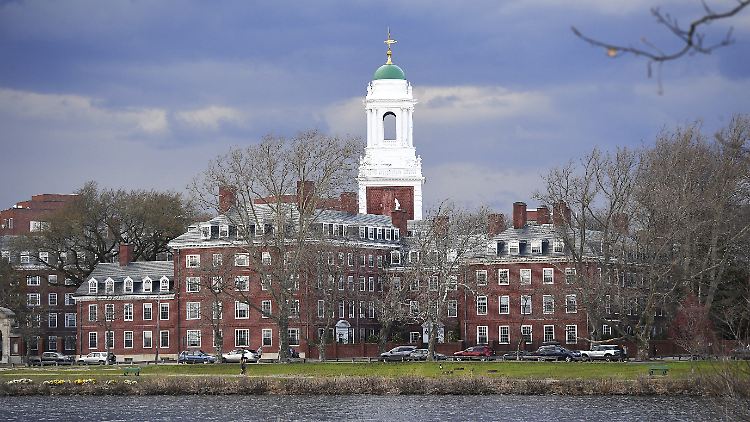 Trump beschimpfte die Elite-Universität kürzlich als "antisemitische, linksextreme Institution", in der "ein liberales Durcheinander" herrsche.