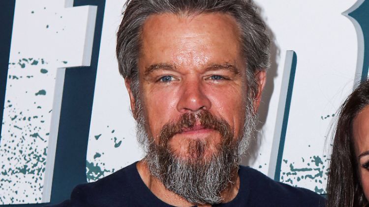 Mit seinem grauen Vollbart sorgt Matt Damon in New York für Aufsehen.