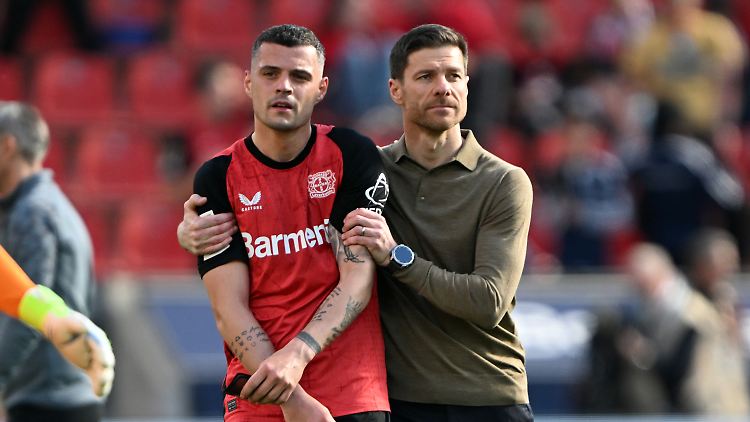 Zentrale Figuren des Bayer-Aufschwungs: Granit Xhaka und Xabi Alonso.