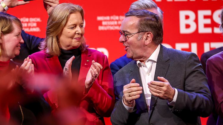 Sitzen bald gemeisam auf der Regierungsbank: Bärbel Bas und Boris Pistorius.