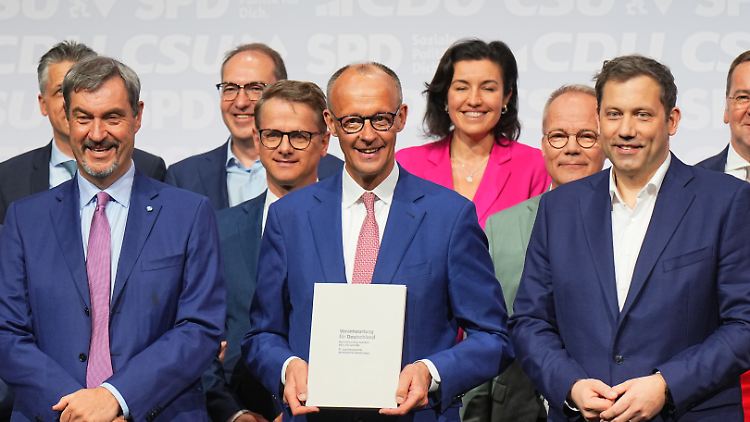 Der Koalitionsvertrag trägt den Titel "Verantwortung für Deutschland".