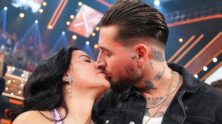 Alles wieder gut hoffentlich: Leyla Lahouar und Mike Heiter.