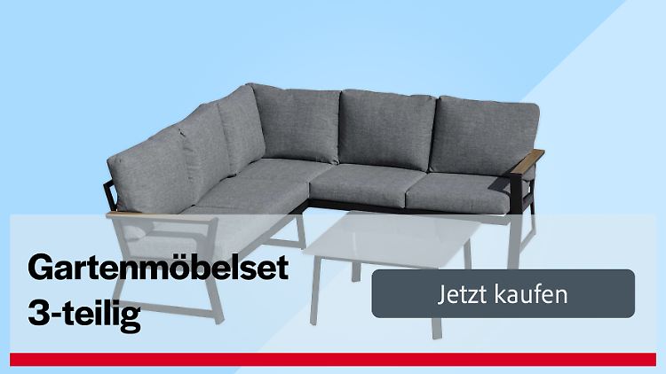 Gemütliches Angebot: Bei Ebay ist derzeit ein dreiteiliges Gartenmöbel-Set von Outsunny besonders günstig zu bekommen.