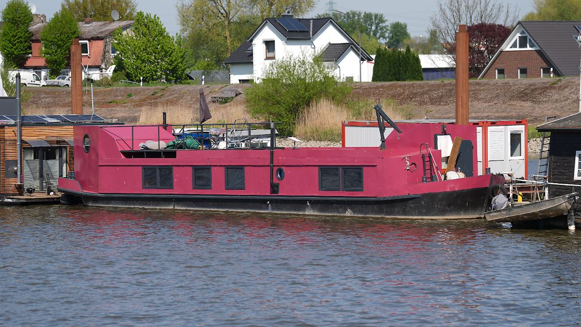 Auf diesem Wohnschiff soll Alexandra Fröhlich mit ihren drei Söhnen gelebt haben.